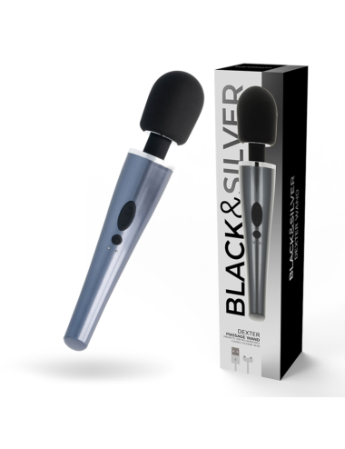 BLACK&SILVER - VARINHA DE MASSAGEM DEXTER