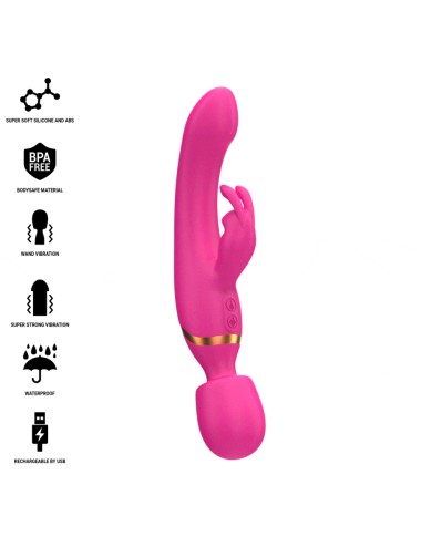 INTENSE - VIBRADOR DUPLO WINONA COELHO E VARINHA