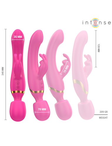 INTENSE - VIBRADOR DUPLO WINONA COELHO E VARINHA