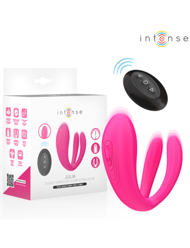 INTENSE - JULIA VIBRADOR DUPLO COM CONTROLE REMOTO