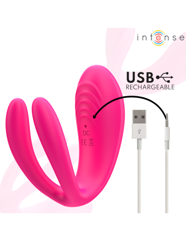 INTENSE - JULIA VIBRADOR DUPLO COM CONTROLE REMOTO