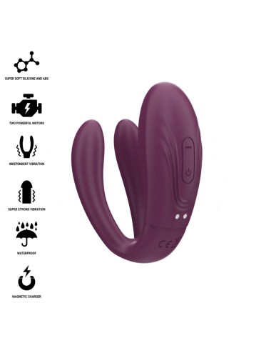 INTENSE - SANDRA ESTIMULADOR DE TOQUE E VIBRAÇÃO COM CONTROLE REMOTO