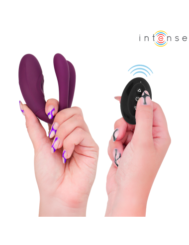 INTENSE - SANDRA ESTIMULADOR DE TOQUE E VIBRAÇÃO COM CONTROLE REMOTO