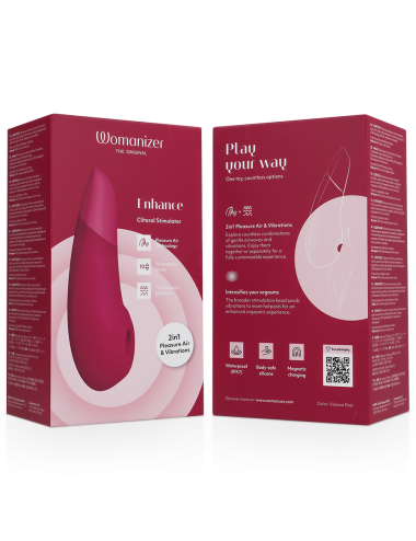 WOMANIZER - Estimulador Clitoriano Enhance Rosa Vibrante