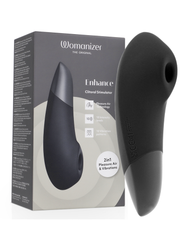 WOMANIZER - ESTIMULADOR CLITORIAL INTENSO PRETO