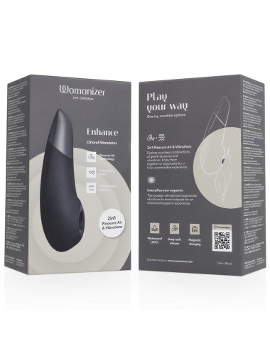 WOMANIZER - ESTIMULADOR CLITORIAL INTENSO PRETO