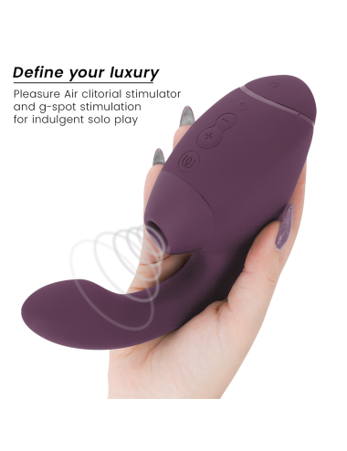 WOMANIZER - DUO NEXT Estimulador Duplo de Clitóris e Ponto G Roxo Escuro