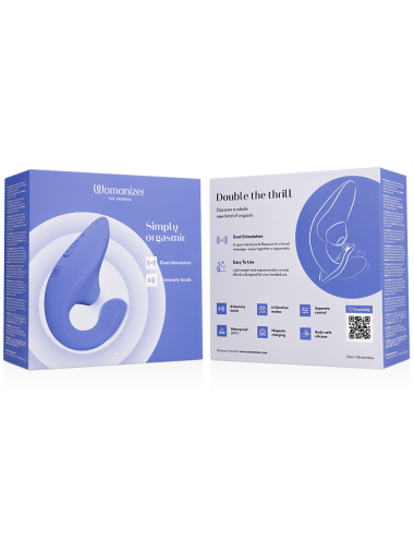 WOMANIZER - VIBRADOR ESTIMULADOR BLEND RABBIT AZUL VIBRANTE