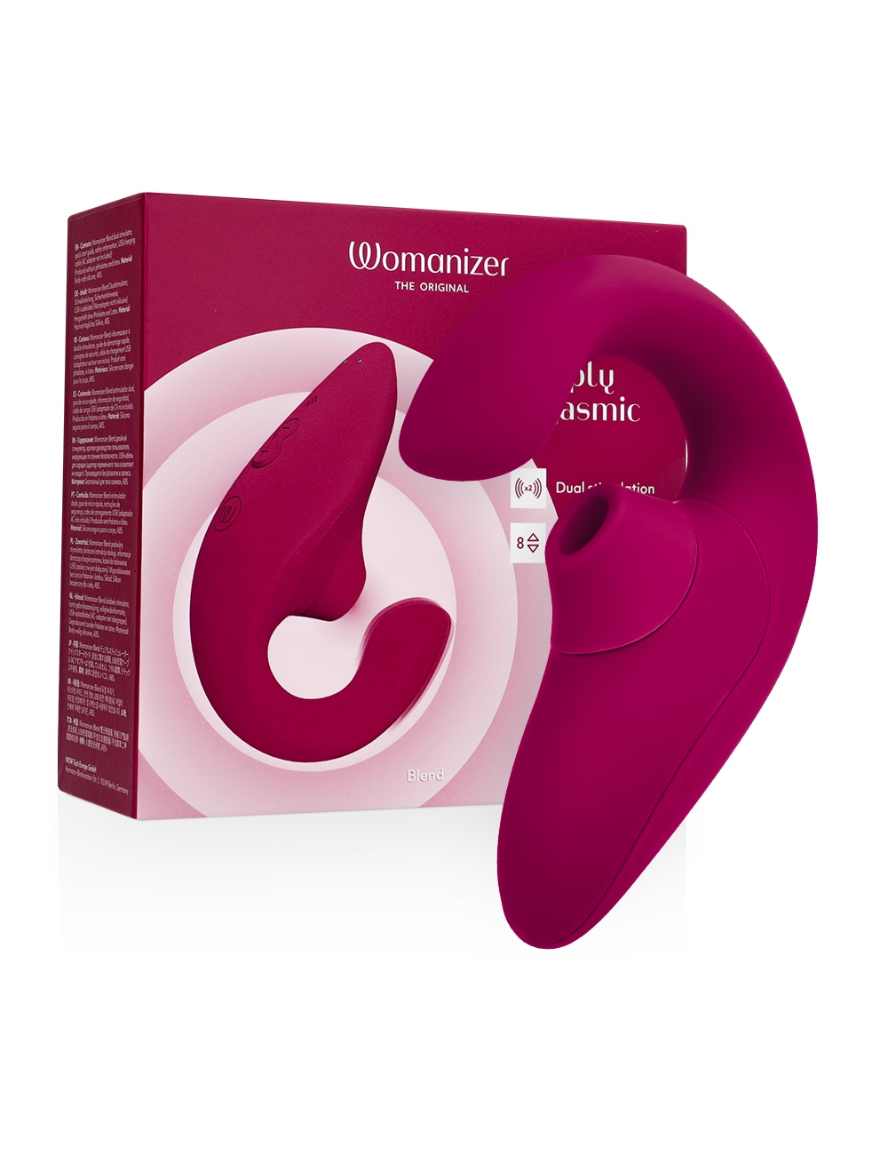 WOMANIZER - VIBRADOR ESTIMULADOR BLEND RABBIT ROSA VIBRANTE