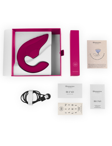 WOMANIZER - VIBRADOR ESTIMULADOR BLEND RABBIT ROSA VIBRANTE