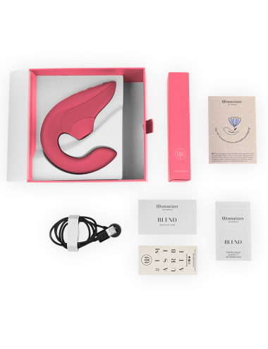 WOMANIZER - VIBRADOR ESTIMULADOR BLEND RABBIT ROSA VIBRANTE