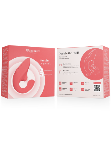 WOMANIZER - VIBRADOR ESTIMULADOR BLEND RABBIT ROSA VIBRANTE