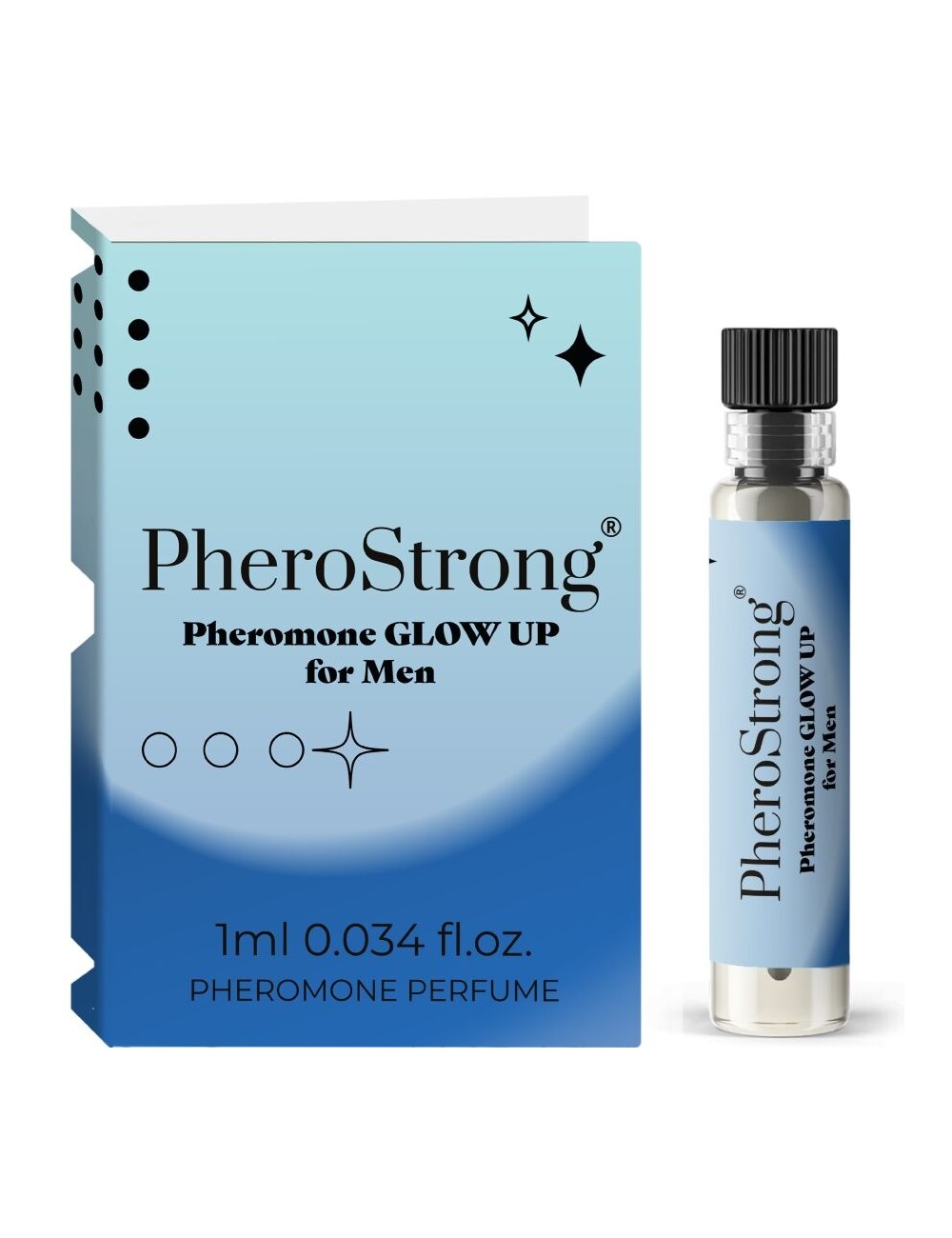 PHEROSTRONG - PERFUME DE FEROMÔNIOS GLOW UP PARA HOMENS 1 ML