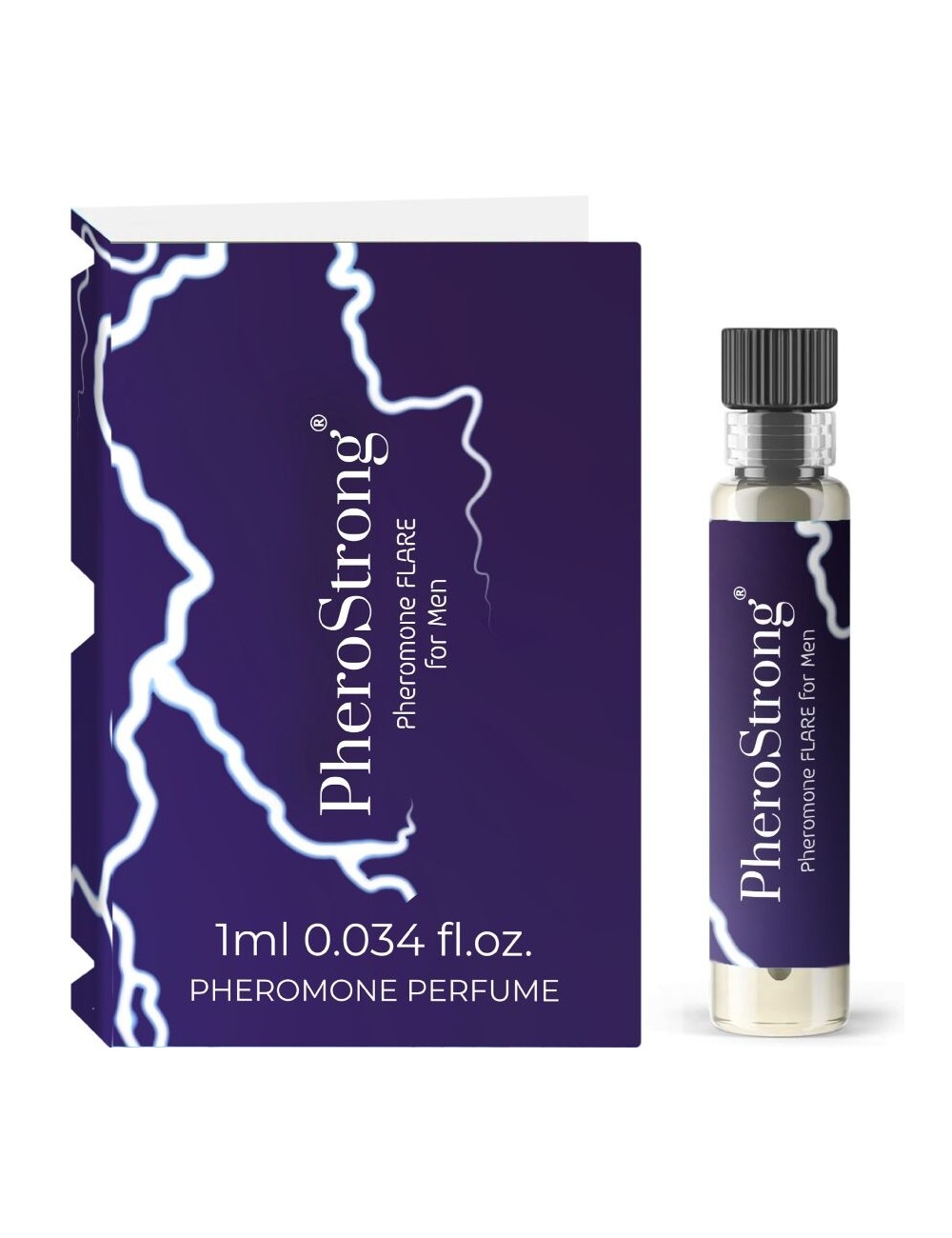 PHEROSTRONG - FLARE PERFUME COM FEROMÔNIOS PARA HOMENS 1 ML