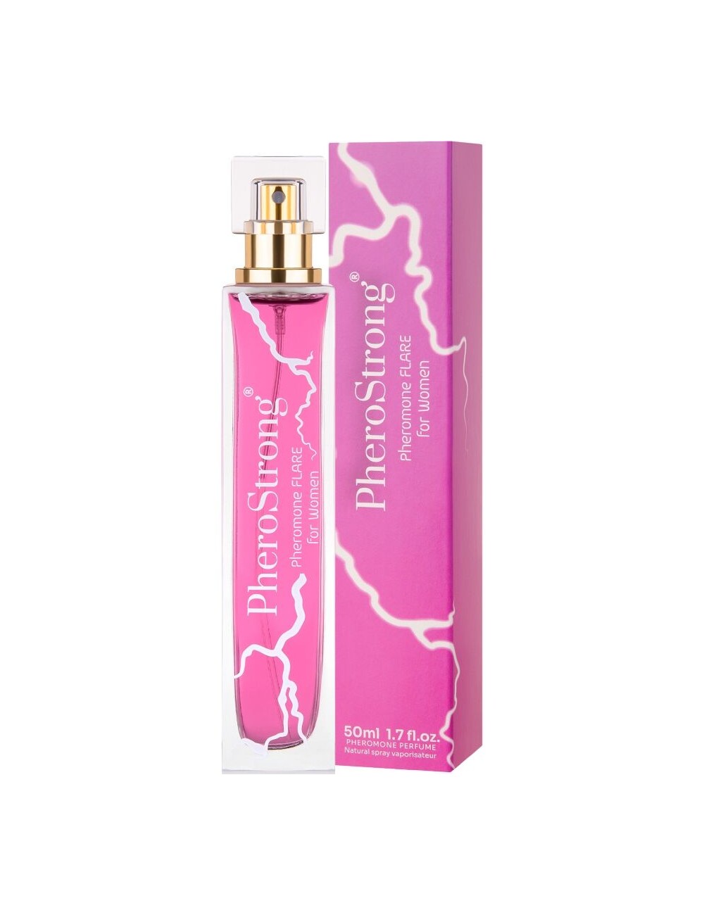 PHEROSTRONG - FLARE PERFUME COM FEROMÔNIOS PARA MULHERES 50 ML