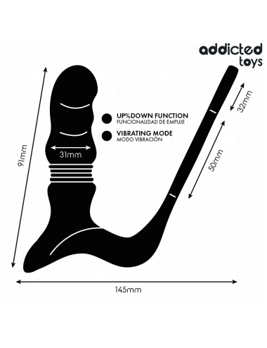 ADDICTED TOYS - ANEL DE PRÓSTATA PARA CIMA E PARA BAIXO