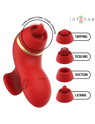 INTENSE - ESTIMULADOR DE PATTY COM 4 PONTAS