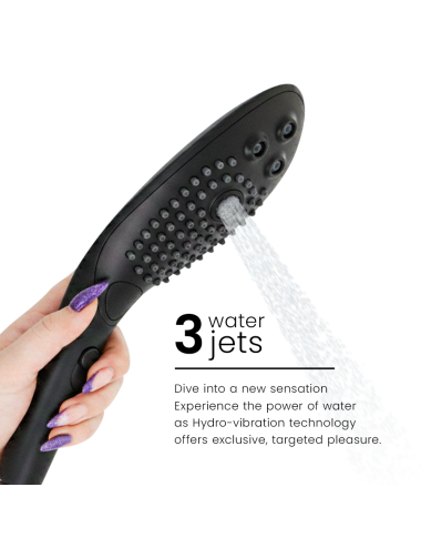 WOMANIZER - CHUVEIRO ESTIMULANTE CLITORIAL WAVE PRETO