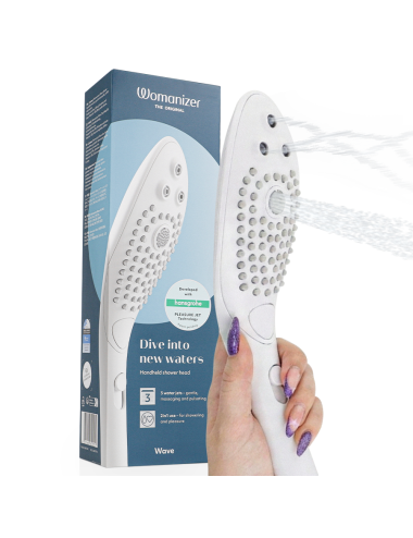 WOMANIZER - CHUVEIRO ESTIMULANTE CLITORIAL WAVE BRANCO