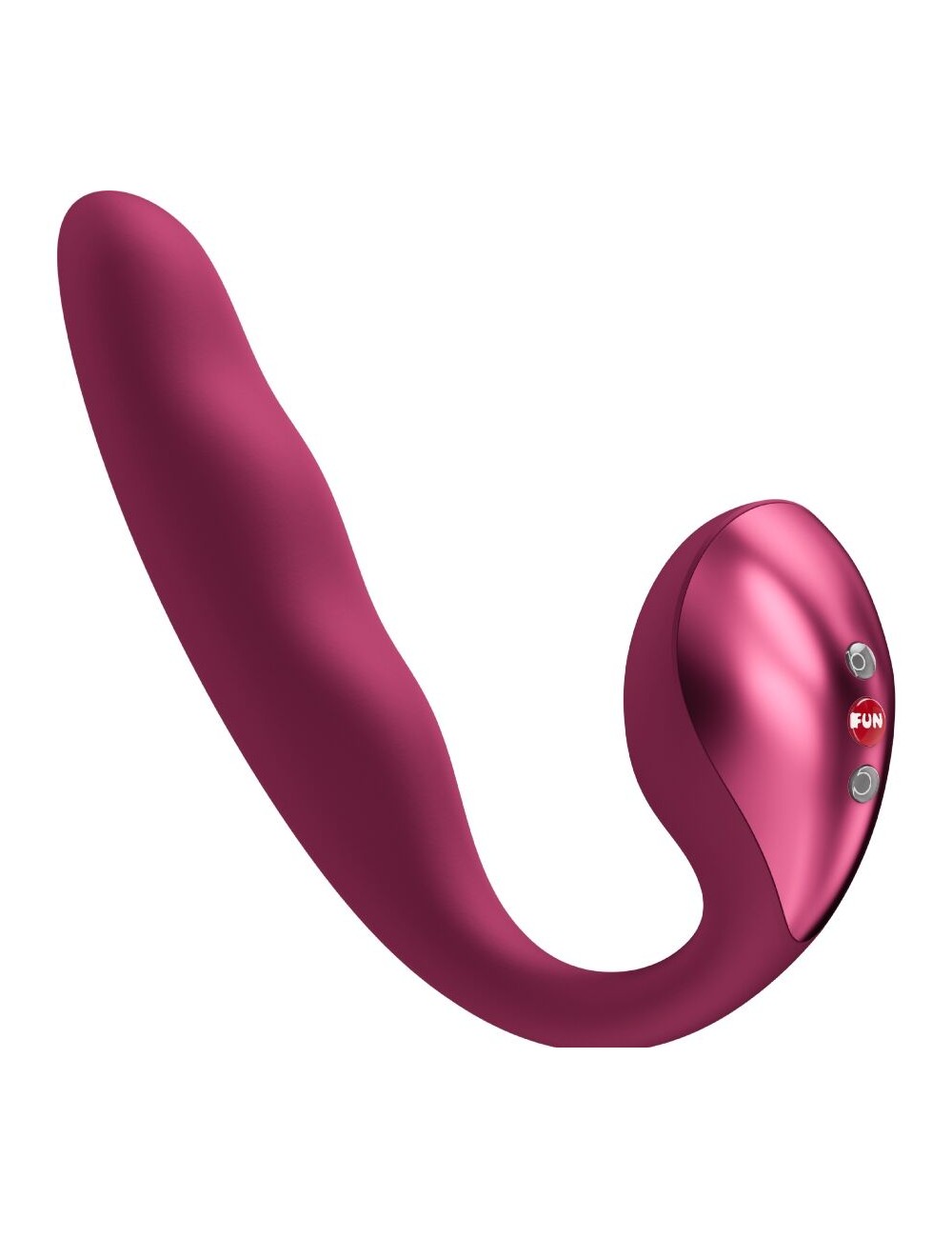 FUN FACTORY - ALLEGRO VIBRADOR DE DUPLA PULSAÇÃO DE AR INSERÍVEL VERMELHO VINHO
