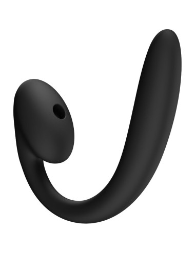 FUN FACTORY - CRESCENDO VIBRADOR DE DUPLA PULSAÇÃO DE AR INSERÍVEL PRETO