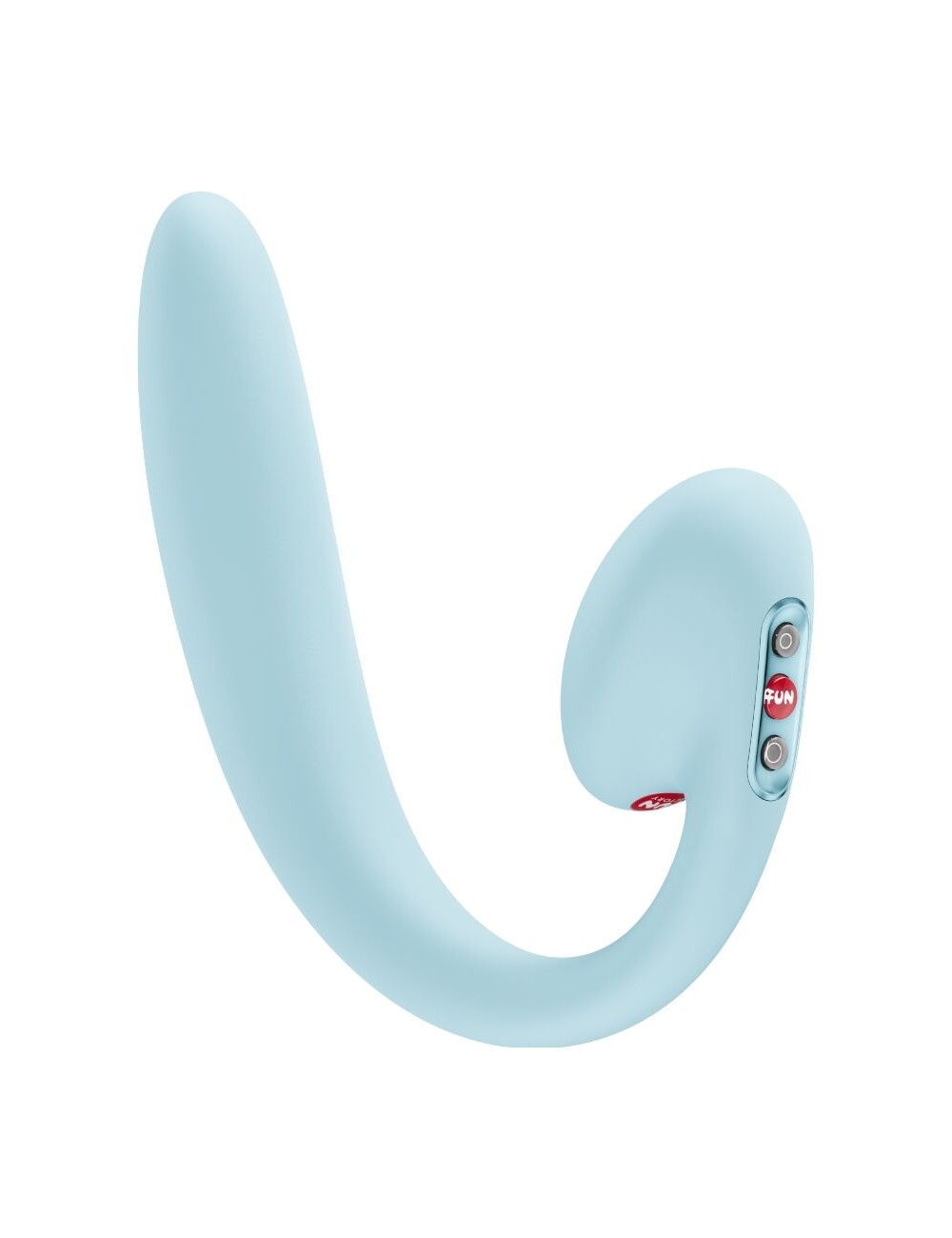 FUN FACTORY - CRESCENDO VIBRADOR DE DUPLA PULSAÇÃO DE AR INSERÍVEL AZUL GELO