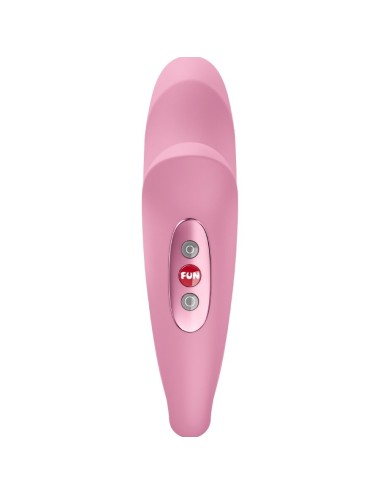 FUN FACTORY - VIBRADOR DE DUPLA PULSAÇÃO DE AR INSERÍVEL VELOCE ROSE