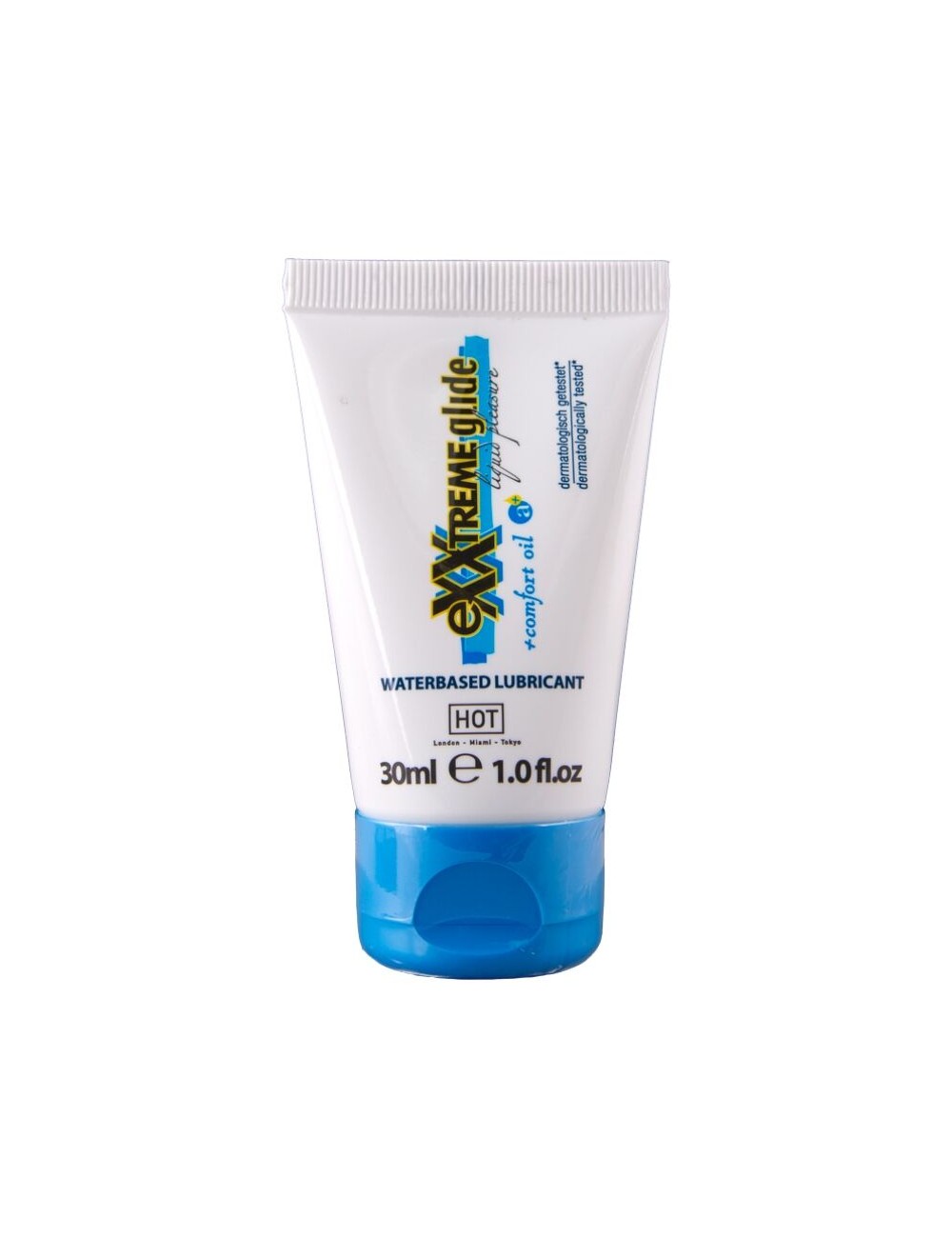 HOT - EXXTREME GLIDE LUBRIFICANTE À BASE DE ÁGUA + ÓLEO CONFORTANTE A+ 30 ML