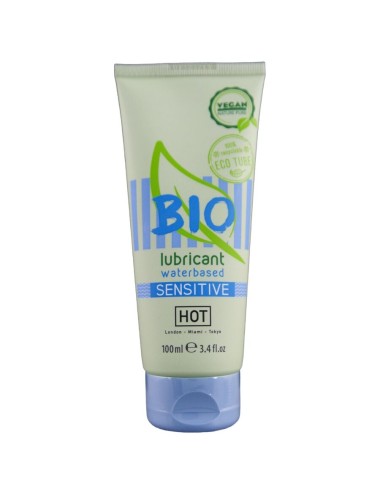 HOT - BIO LUBRIFICANTE À BASE ÁGUA SENSITIV 100 ML