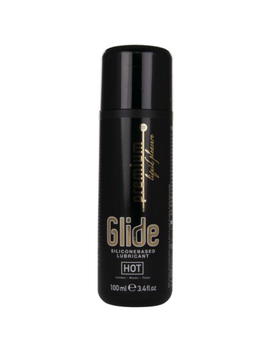 HOT - LUBRIFICANTE PREMIUM SILICONE GLIDE À BASE DE SILICONE 100 ML