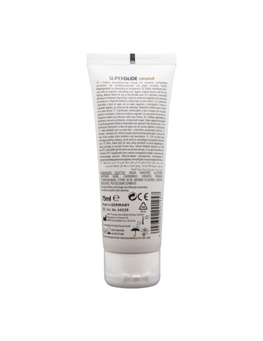 HOT - SUPERGLIDE LUBRIFICANTE COMESTÍVEL À BASE DE ÁGUA COM COCO 75 ML