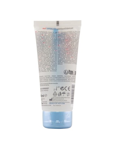 HOT - ANAL SUPERGLIDE LUBRIFICANTE LÍQUIDO PARA PRAZER ANAL 100 ML