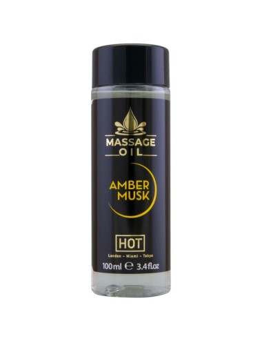 HOT - LEO DE MASSAGEM  ÂMBAR E ALMÍSCAR 100 ML