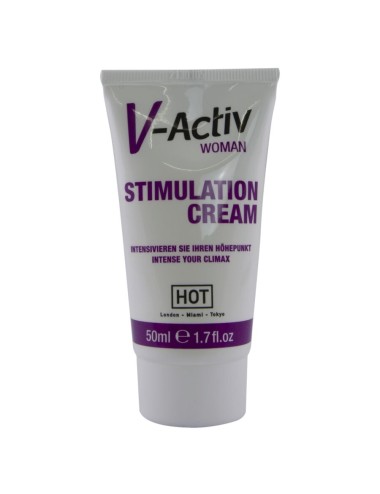 HOT - CREME ESTIMULANTE V-ACTIV PARA MULHERES 50 ML