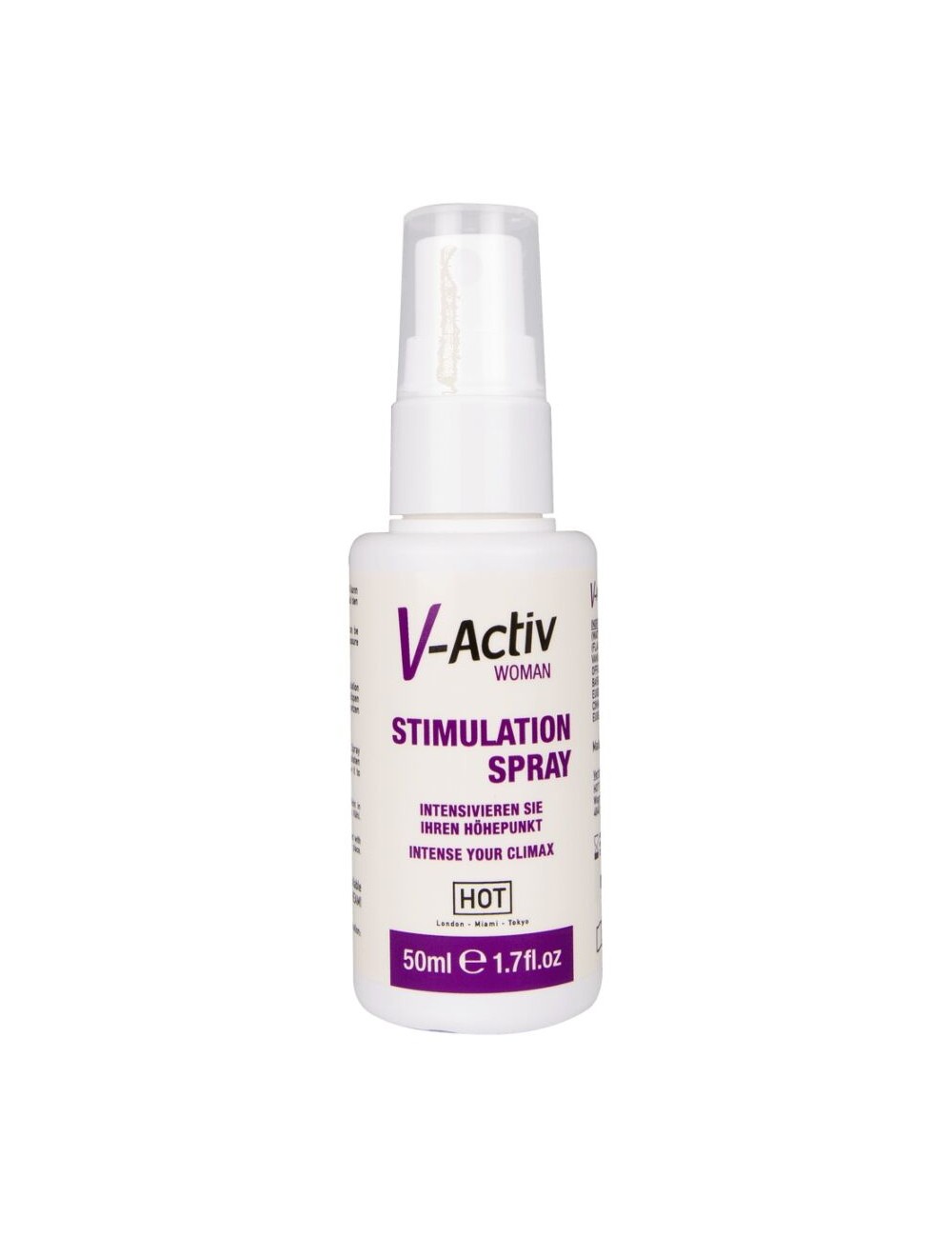 HOT - SPRAY ESTIMULANTE V-ACTIV PARA MULHERES 50 ML