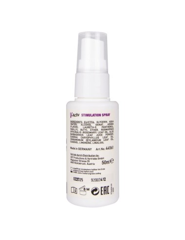 HOT - SPRAY ESTIMULANTE V-ACTIV PARA MULHERES 50 ML