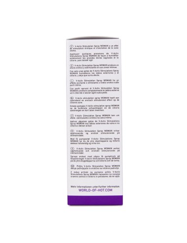 HOT - SPRAY ESTIMULANTE V-ACTIV PARA MULHERES 50 ML