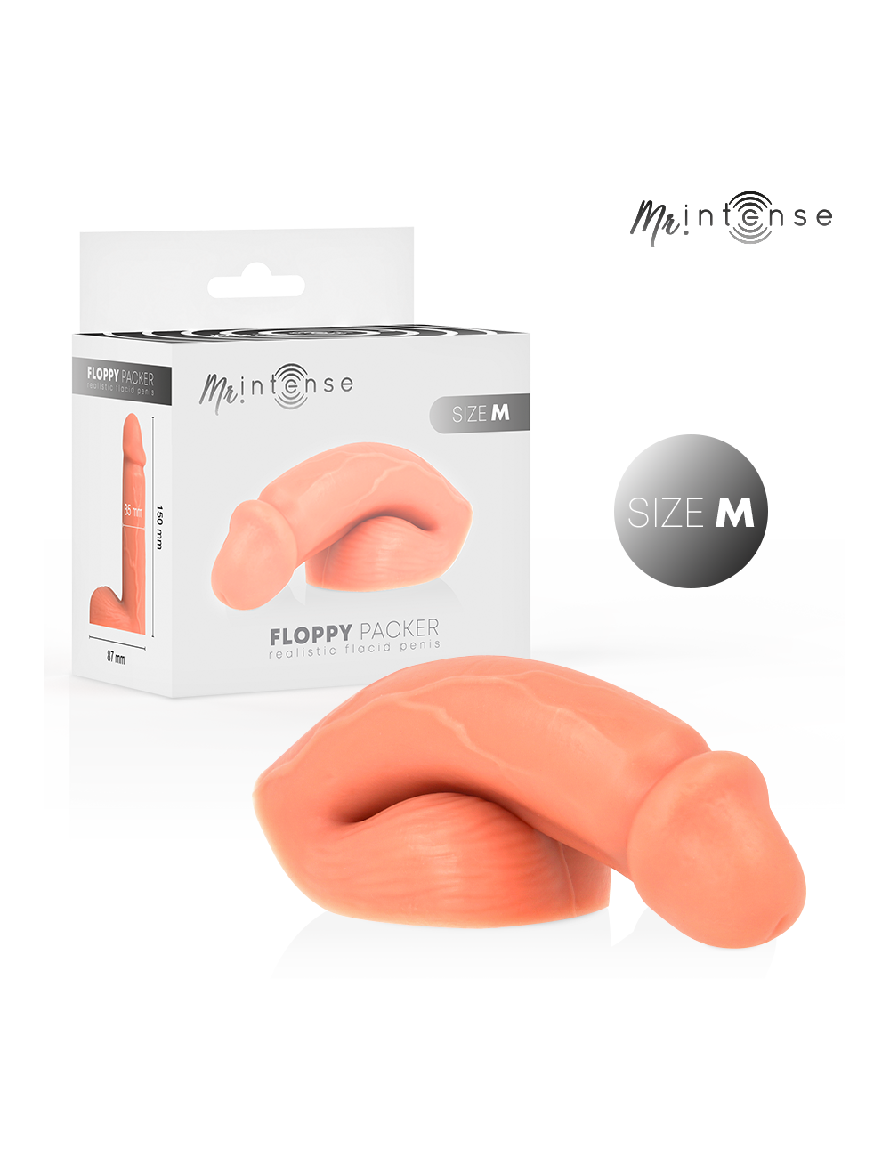 MR INTENSE - PÊNIS FLEXÍVEL TAMANHO M REALISTA