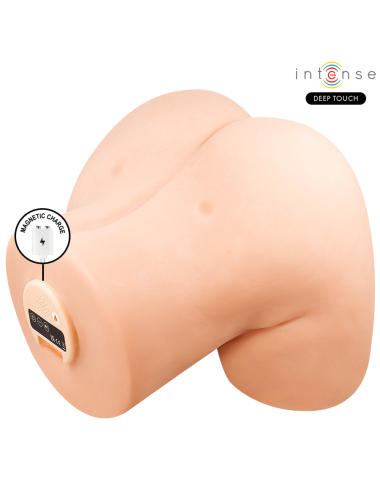 INTENSE DEEP TOUCH - MASTURBADOR ANAL E VAGINAL JULIA COM SUCÇÃO, CALOR, VIBRAÇÃO E EFEITOS DE VOZ COM CONTROLE REMOTO 9 KG