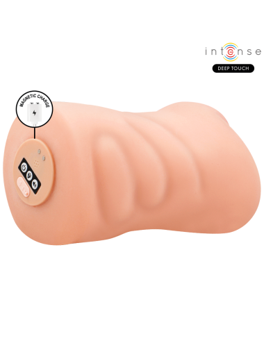 INTENSE DEEP TOUCH - KRISTA MASTURBADOR VAGINAL VIBRATÓRIO COM GEMIDOS E CONTROLE REMOTO