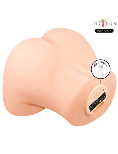 INTENSE DEEP TOUCH - MASTURBADOR ANAL E VAGINAL GINGER COM EFEITOS DE SUCÇÃO, CALOR, VIBRAÇÃO E VOZ, COM CONTROLE REMOTO, 5,3 KG