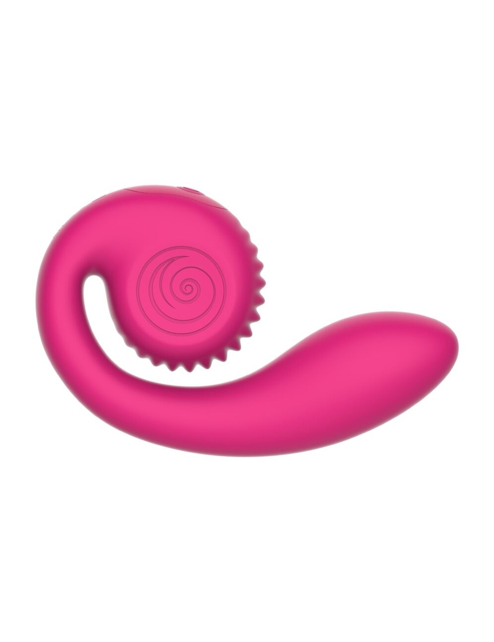 SNAIL VIBE - GIZI LITE VIBRADOR ROSA DUPLO PARA PONTO G E CLITÓRIS