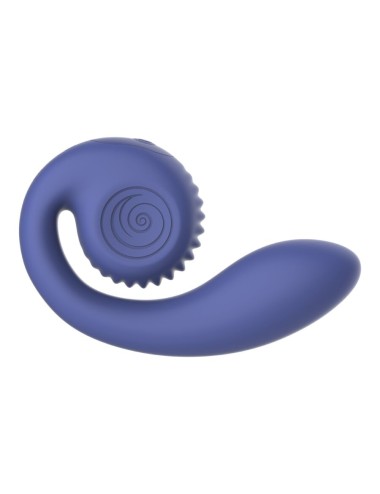 SNAIL VIBE - GIZI LITE VIBRADOR DUPLO ROXO PARA PONTO G E CLITOR