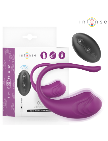 INTENSE - OVO VIBRATÓRIO ROXO OLIVIA COM CONTROLE REMOTO