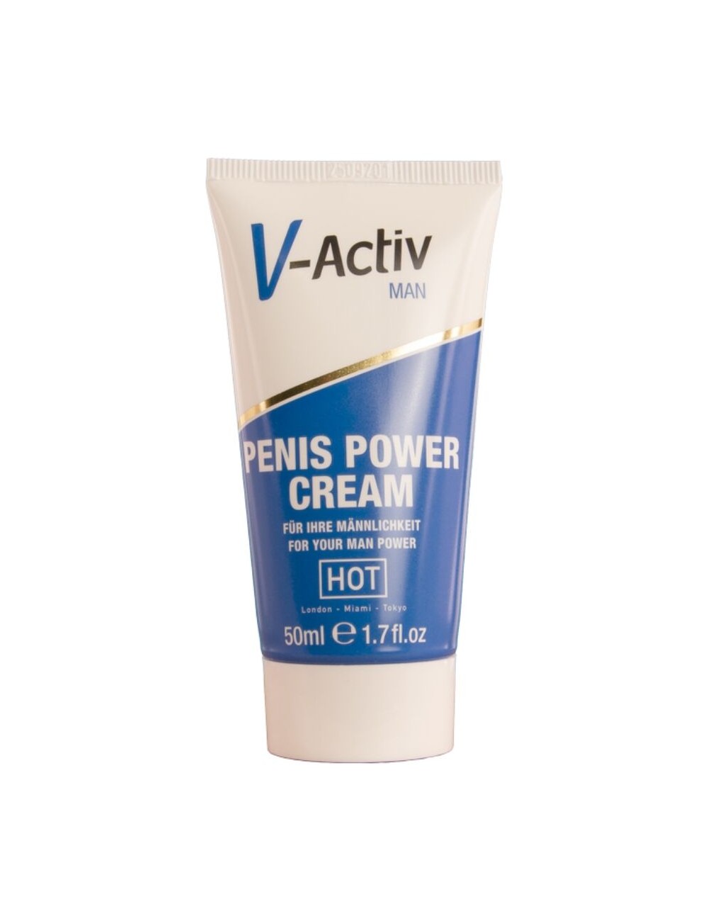 HOT - CREME PARA POTÊNCIA PENIANA V-ACTIV PARA HOMENS 50 ML