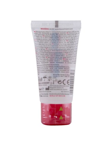 HOT - LUBRIFICANTE À BASE DE ÁGUA COM AQUECIMENTO E DESLIZAMENTO 30 ML