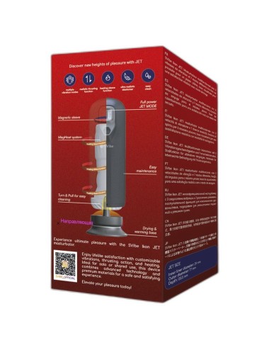 SNAIL VIBE - MASTURBADOR IKON JET COM AQUECIMENTO E EMPURRAÇÃO