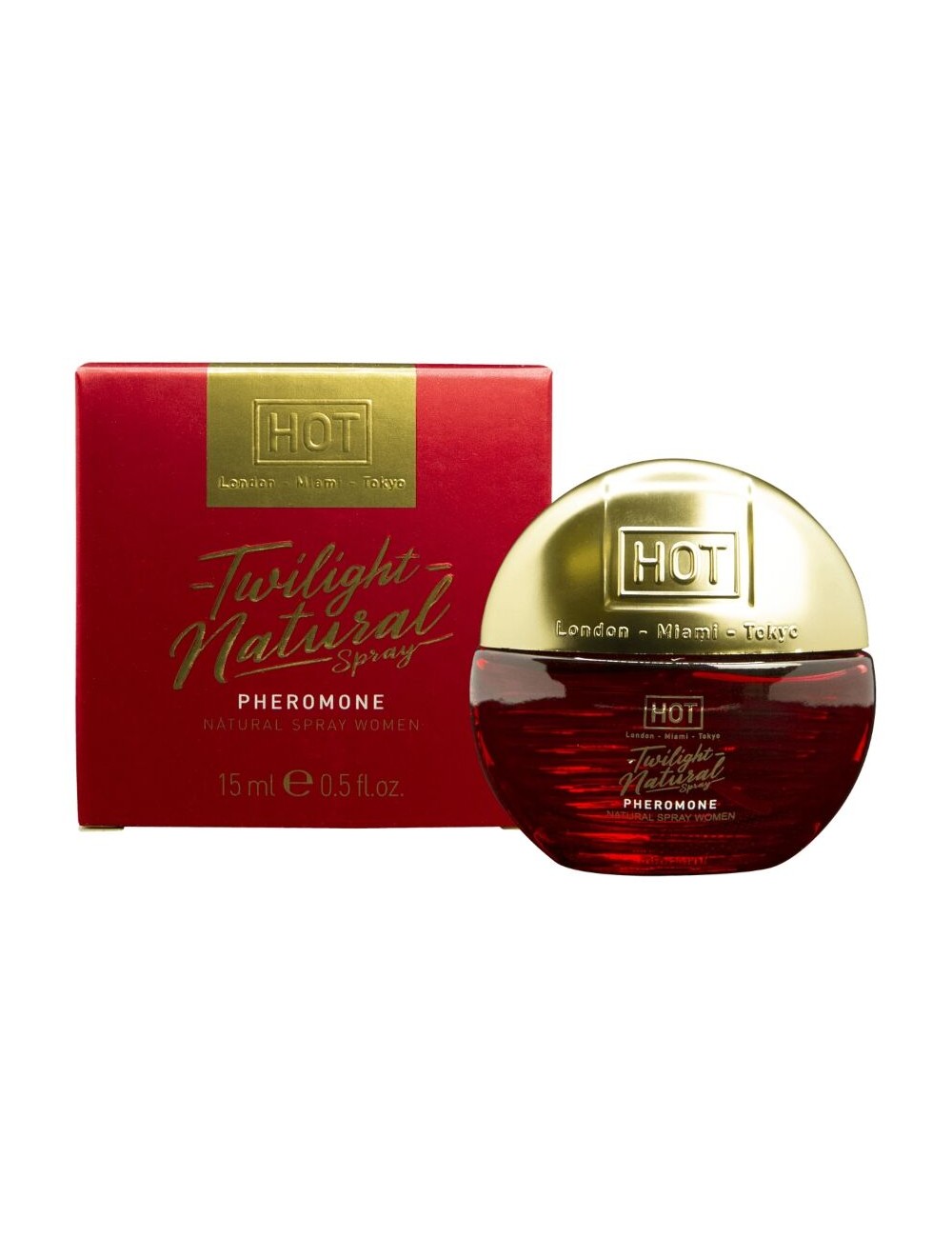 HOT - FEROMÔNIO CREPÚSCULO NATURAL PARA MULHERES 15 ML