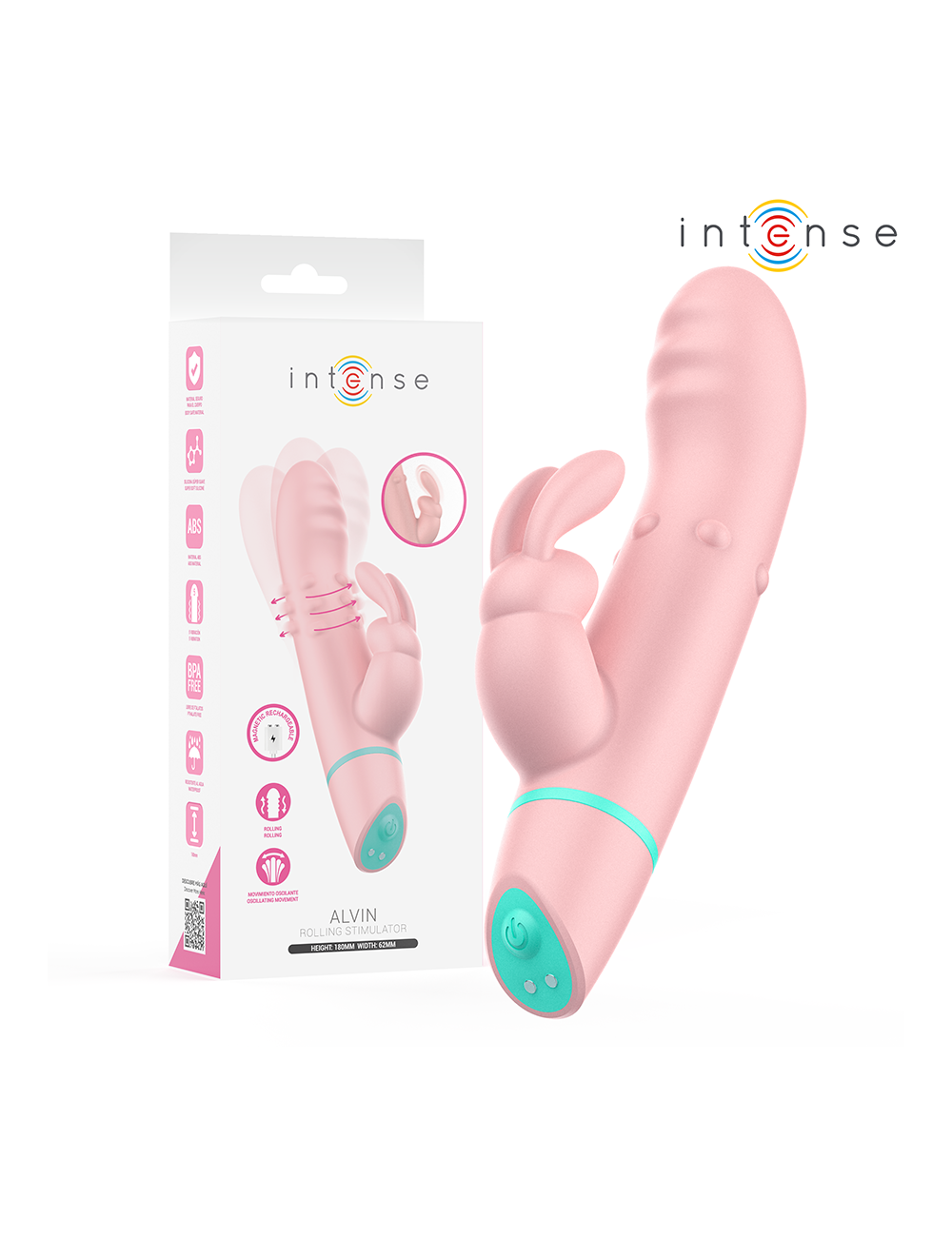 INTENSE - ALVIN RABBIT STIMULATOR & ROLLING VIBRATOR + OSCILANTE
