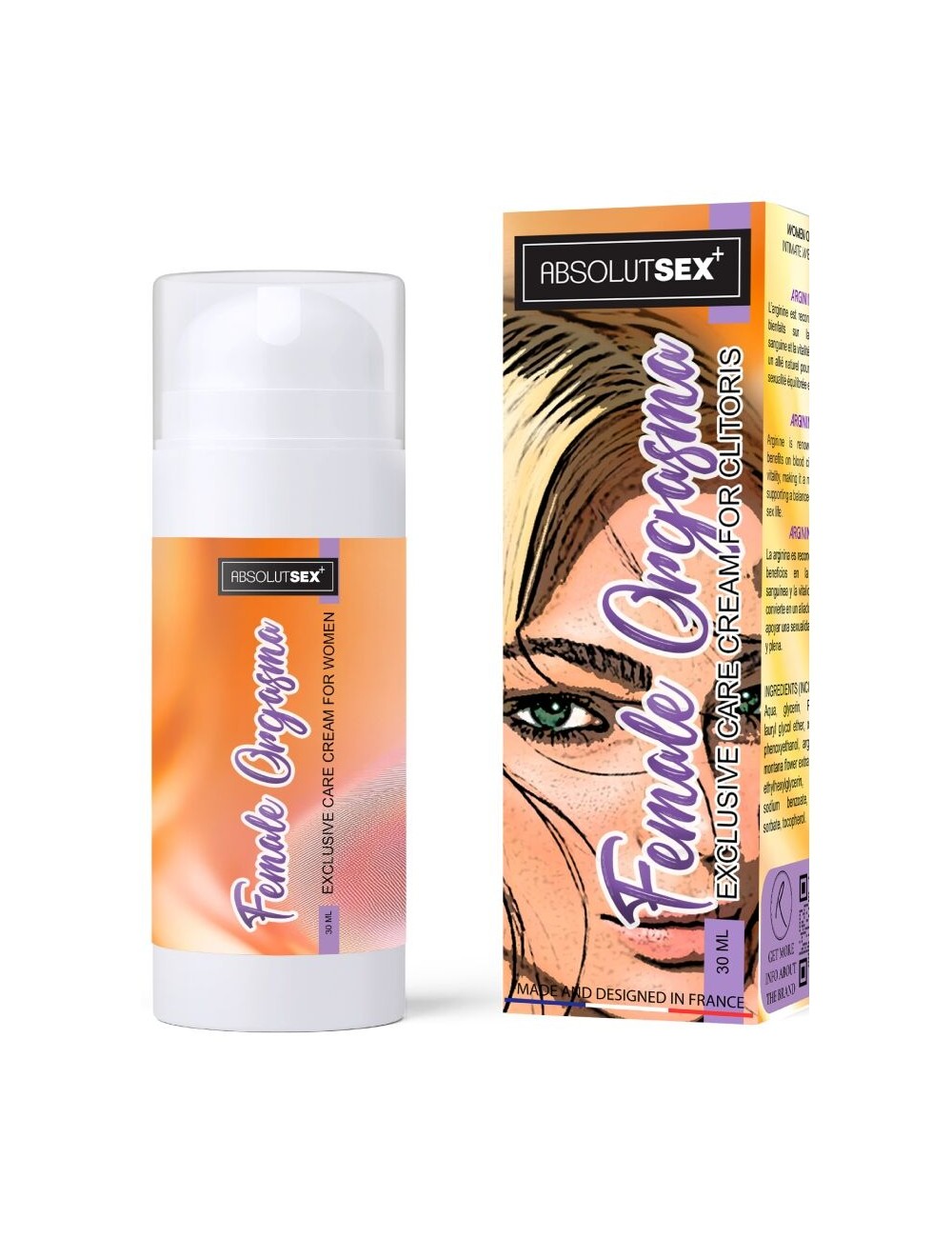 RUF - CREME ESTIMULANTE DE ORGASMO FEMININO PARA ELA 30 ML